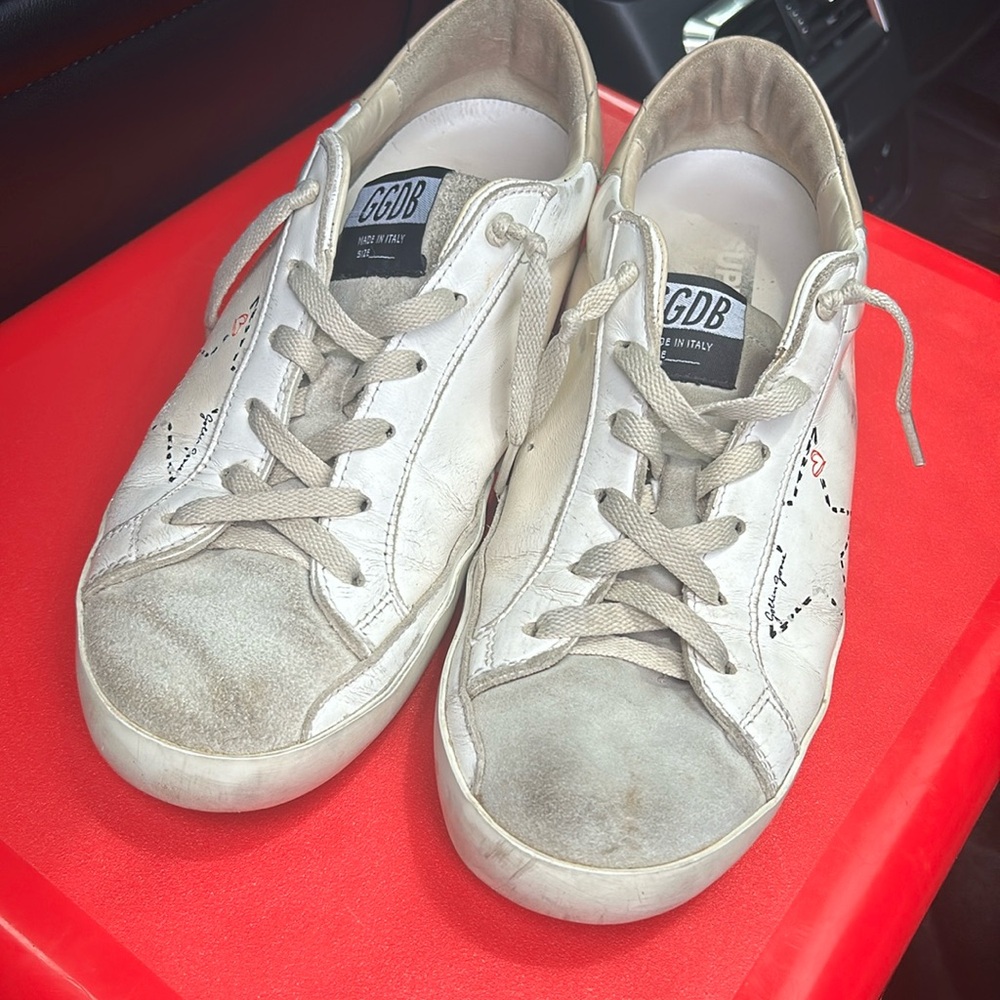 Golden goose super stars. Size 40. Used and well loved.